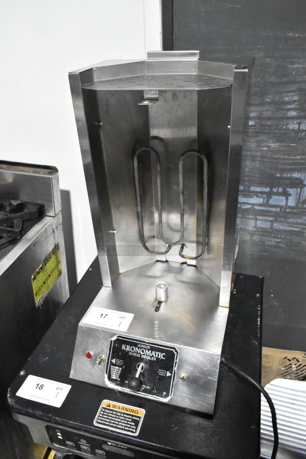Junior Kronomatic JAS Stainless Steel Commercial Countertop Gyros Broiler Machine. 115 Volts, 1 Phase. - Image 2 of 11