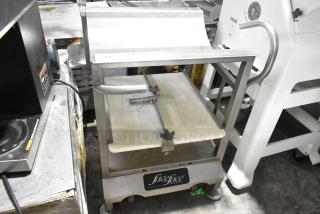 Face to Face Stainless Steel Commercial Meat Slicer Equipment Stand.
