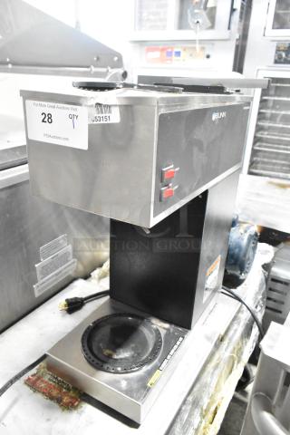 2023 Bunn VPR Stainless Steel Commercial Countertop 2 Burner Coffee Machine. 120 Volts, 1 Phase. - Item #1194823