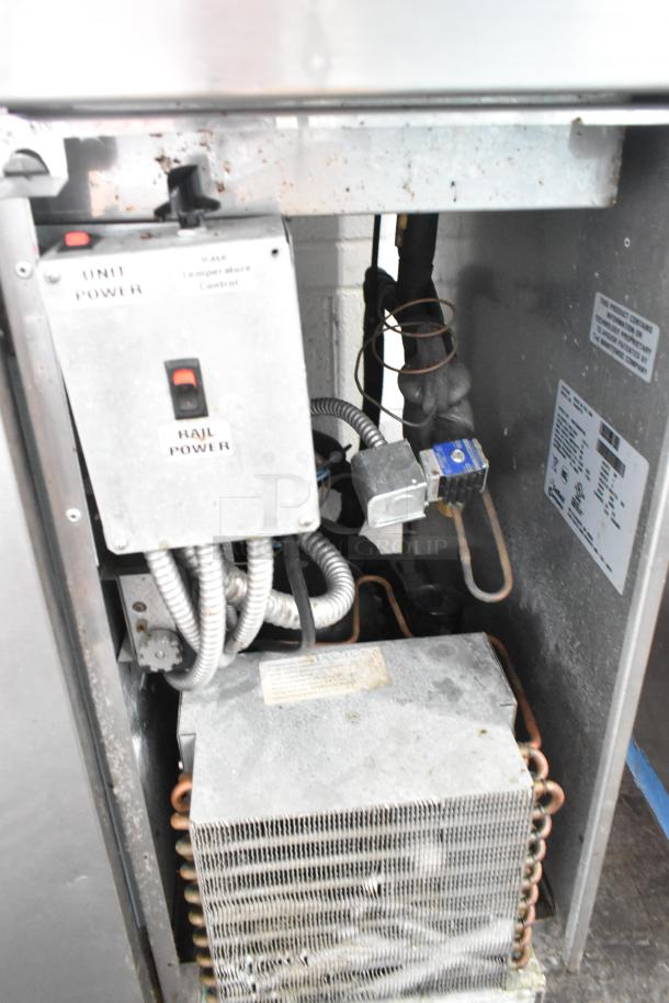 Delfield 18660PTB Stainless Steel Commercial Pizza Prep Table on Commercial Casters. 115 Volts, 1 Phase. - Image 10 of 11