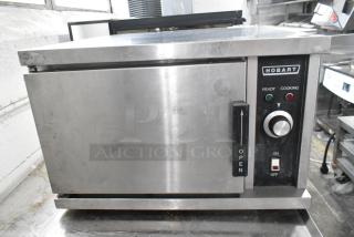 Hobart HSF-3 Stainless Steel Commercial Electric Powered Single Deck Steam Cabinet. 208 Volts, 3 Phase. - Item #1194827