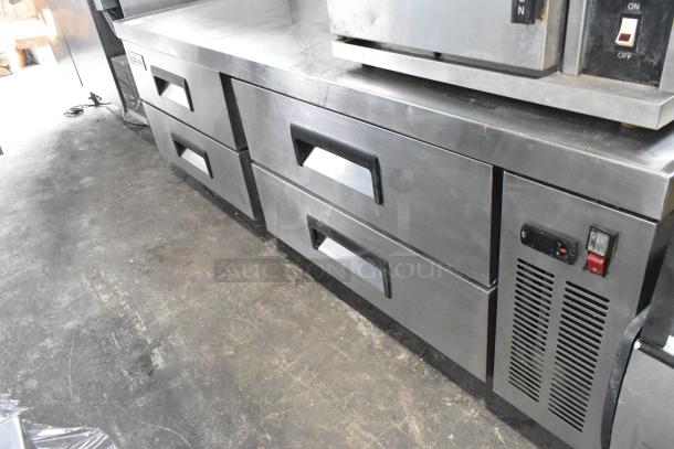 Coldline CB72-HC Stainless Steel Commercial 4 Drawer Chef Base on Commercial Casters. 115 Volts, 1 Phase. - Image 2 of 9