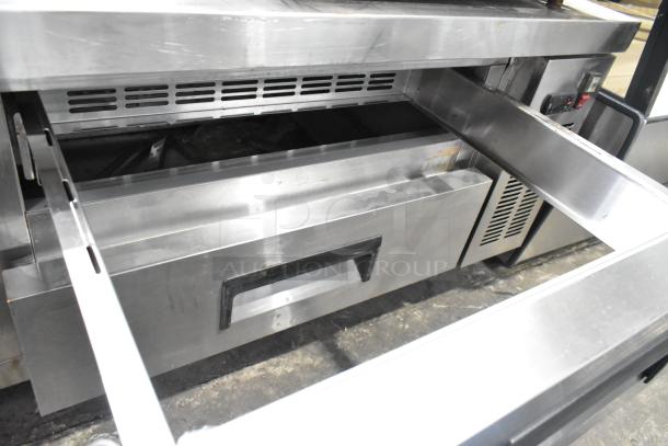 Coldline CB72-HC Stainless Steel Commercial 4 Drawer Chef Base on Commercial Casters. 115 Volts, 1 Phase. - Image 3 of 9
