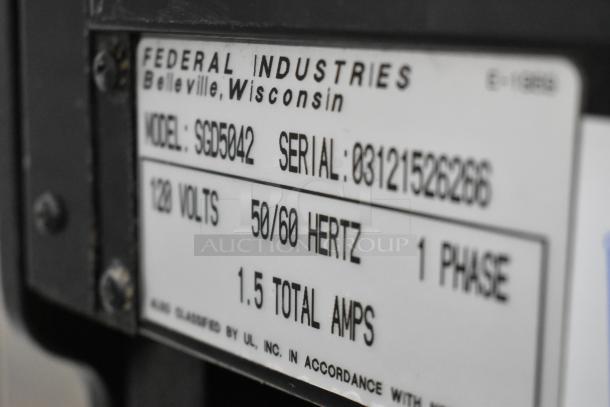 Federal Industries SGD5042 Metal Floor Style Dry Display Case Merchandiser. 120 Volts, 1 Phase. - Image 4 of 6