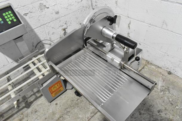 Bizerba A330 Stainless Steel Commercial Countertop Meat Slicer Stacker. 120 Volts, 1 Phase. - Image 3 of 9