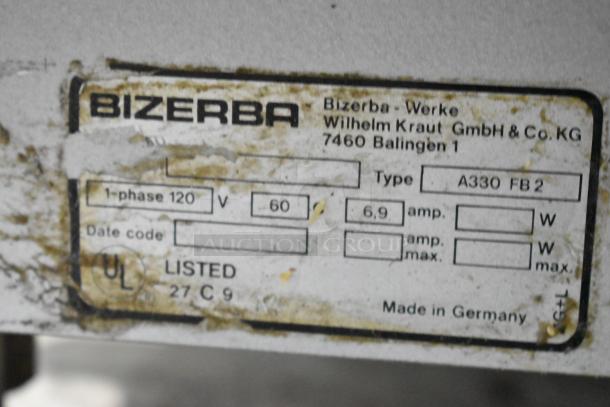 Bizerba A330 Stainless Steel Commercial Countertop Meat Slicer Stacker. 120 Volts, 1 Phase. - Image 8 of 9