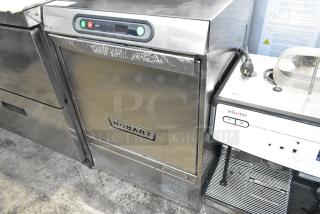 Hobart LX18H Stainless Steel Commercial Undercounter Dishwasher. 120/208-240 Volts, 1 Phase.