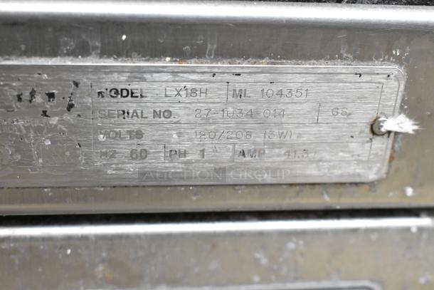 Hobart LX18H Stainless Steel Commercial Undercounter Dishwasher. 120/208-240 Volts, 1 Phase. - Image 5 of 6