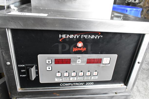 Henny Penny 500C Stainless Steel Commercial Floor Style Electric Powered Pressure Fryer on Commercial Casters. 208 Volts, 3 Phase. - Image 3 of 6