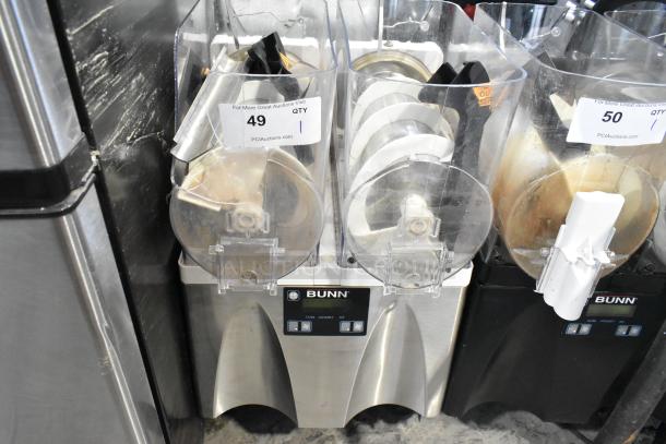 Bunn ULTRA-2 Stainless Steel Commercial Countertop 2 Hopper Slushie Machine. Missing Lids. 115 Volts, 1 Phase. - Image 1 of 7