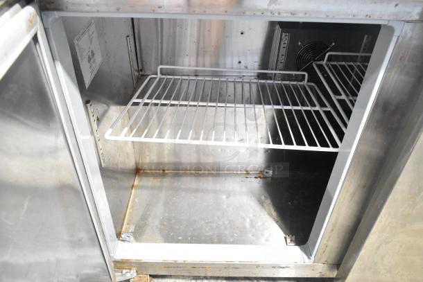 Kalifon KSR-72B Stainless Steel Commercial Sandwich Salad Prep Table Bain Marie Mega Top on Commercial Casters. 115 Volts, 1 Phase. - Image 4 of 9