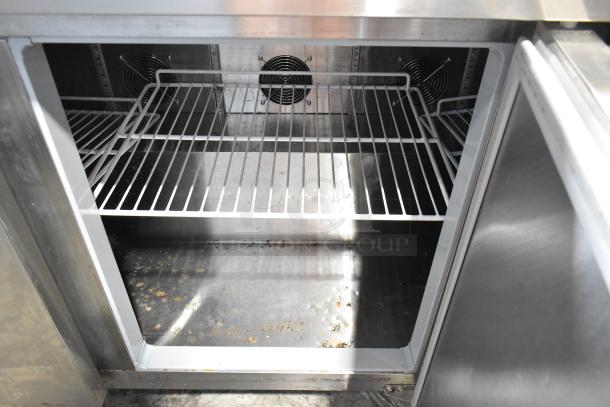 Kalifon KSR-72B Stainless Steel Commercial Sandwich Salad Prep Table Bain Marie Mega Top on Commercial Casters. 115 Volts, 1 Phase. - Image 5 of 9