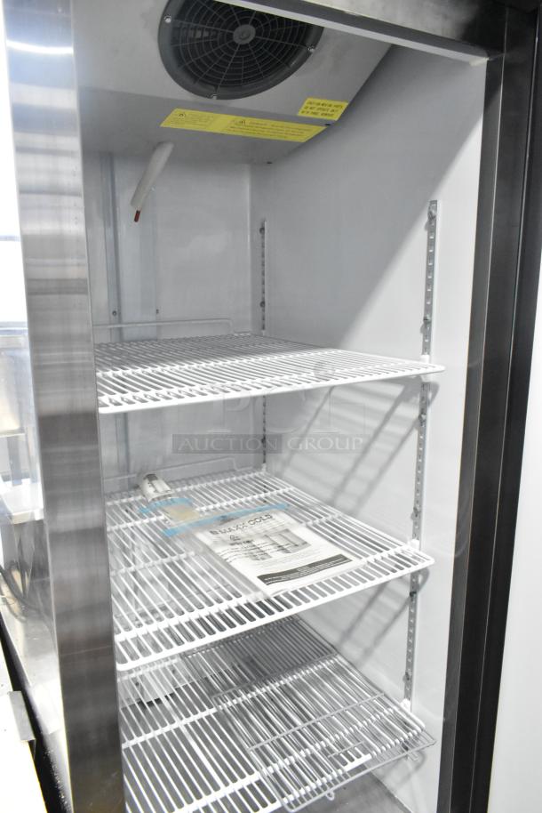 Maxx Cold MXSF-23FDHC Stainless Steel Commercial Single Door Reach In Freezer w/ Poly Coated Racks on Commercial Casters. 115 Volts, 1 Phase. - Image 4 of 8