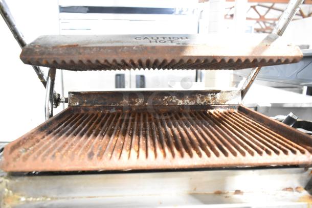Adcraft SG-811EB Stainless Steel Commercial Countertop Electric Powered Panini Press. 120 Volts, 1 Phase. - Image 2 of 5