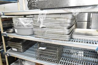 ALL ONE MONEY! Tier Lot of Various Items Including Metal Baking Pans.
