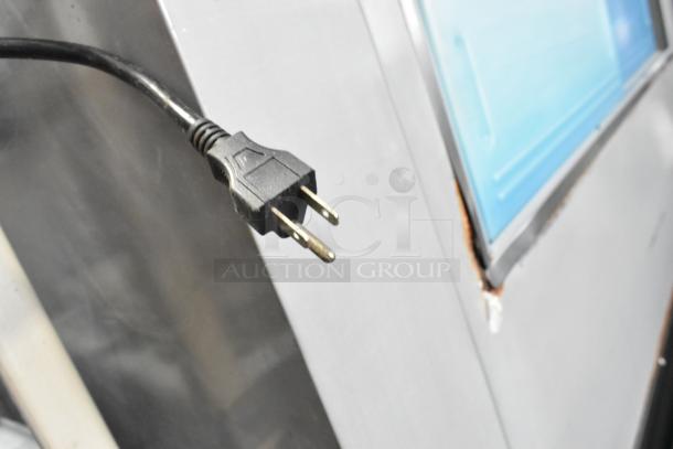 Zokop EH82 Stainless Steel Commercial Countertop Double Electric Powered Fryer. 110 Volts, 1 Phase. - Image 4 of 5