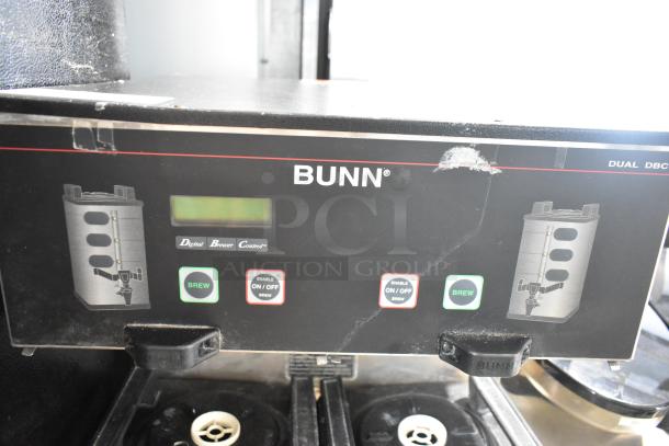 Bunn Dual DBC Stainless Steel Commercial Countertop Double Coffee Machine w/ 2 Satellite Servers. 120/208-240 Volts, 1 Phase. - Image 2 of 4