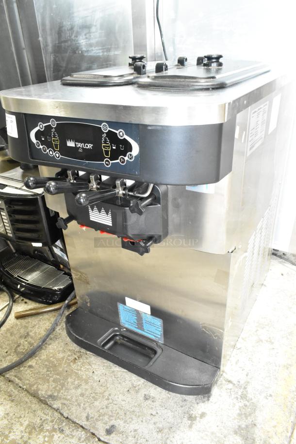 Taylor C723-33 Stainless Steel Commercial Water Cooled 2 Flavor Soft Serve Ice Cream Machine. 208-230 Volts, 3 Phase. - Image 1 of 6
