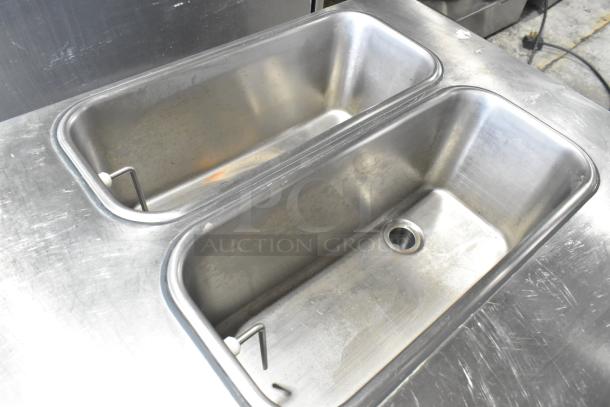 2022 Stoelting F131-38I2 Stainless Steel Commercial Countertop 2 Flavor w/ Twist Soft Serve Ice Cream Machine. 208-240 Volts, 1 Phase. - Image 5 of 6
