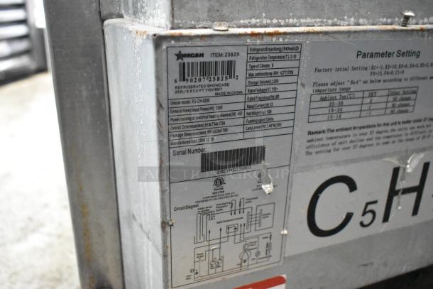 Omcan RS-CN-0250 Metal Commercial Open Grab N Go Merchandiser on Commercial Casters. 115 Volts, 1 Phase. - Image 11 of 11