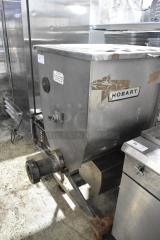 Hobart Metal Commercial Floor Style Meat Mixer Grinder. - Item #1194977