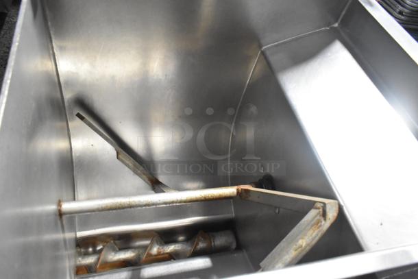 Hobart Metal Commercial Floor Style Meat Mixer Grinder. - Image 6 of 9