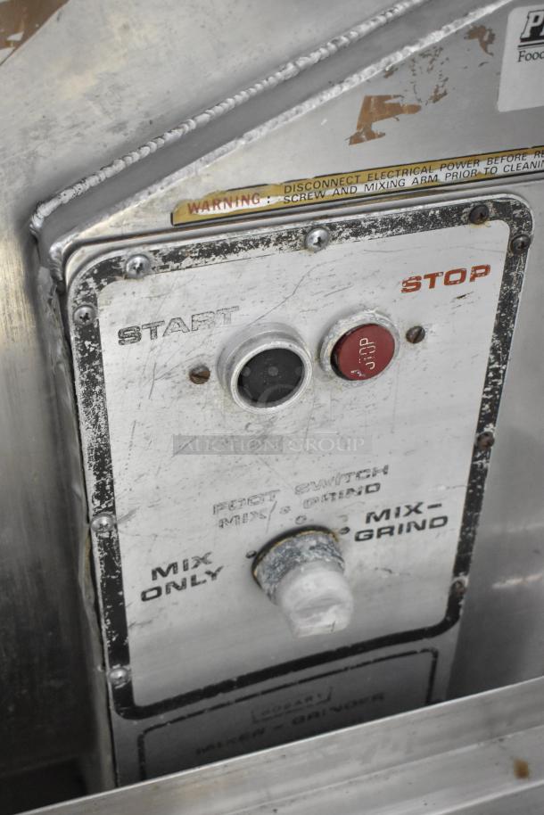 Hobart Metal Commercial Floor Style Meat Mixer Grinder. - Image 7 of 9