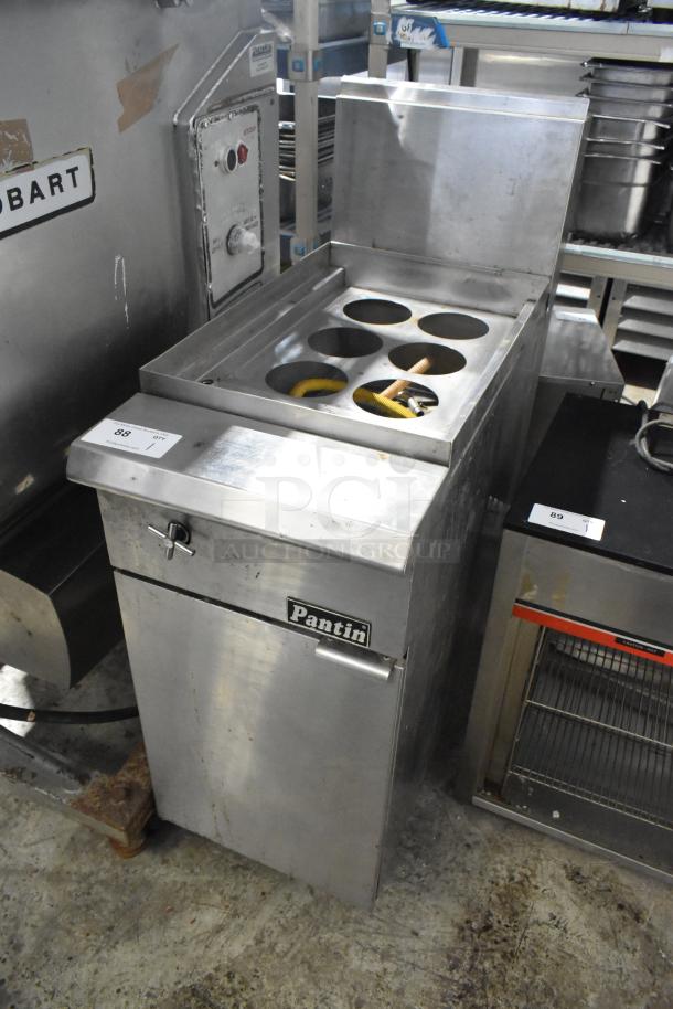 Pantin LT-GE150K Stainless Steel Commercial Floor Style Natural Gas Powered Pasta Cooker. 130,000 BTU. - Image 1 of 8