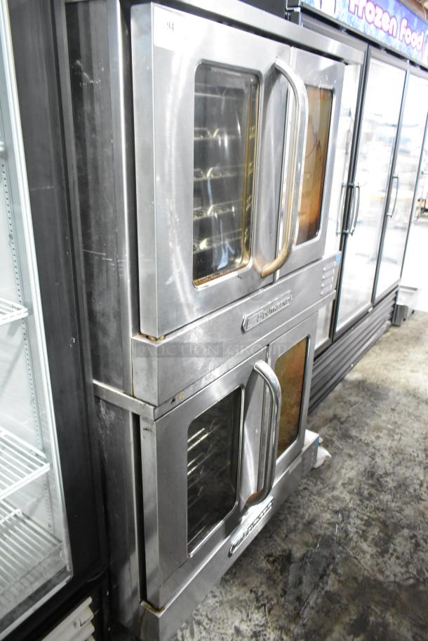 Southbend SilverStar stainless steel convection ovens with view-through doors, metal racks, and thermostatic controls.