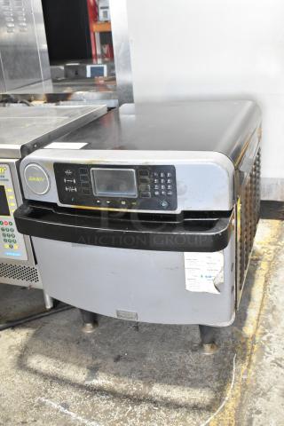 Turbochef Encore 2 metal countertop rapid cook oven, electric, 208/230-240V, 1 Phase, worn condition, control panel visible.