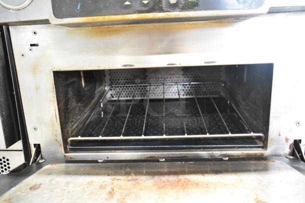 Turbochef Encore 2 commercial countertop rapid cook oven, metal, electric, 208/230-240V, 1 phase, used condition.