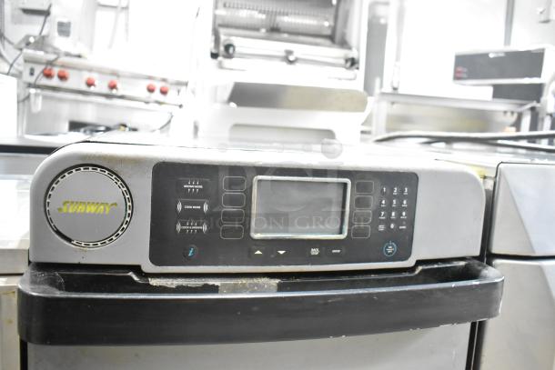 Turbochef ENC Metal Commercial Rapid Cook Oven, electric, countertop model, with control panel, 208/240 volts.