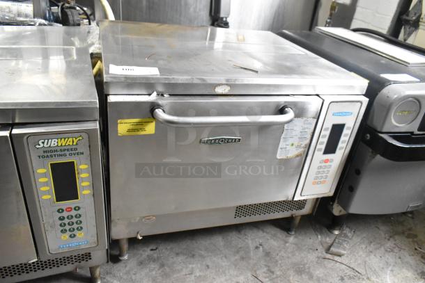 Turbochef NGC stainless steel rapid cook oven, electric, 208/230-240V, 1 phase, commercial countertop model, fair condition.