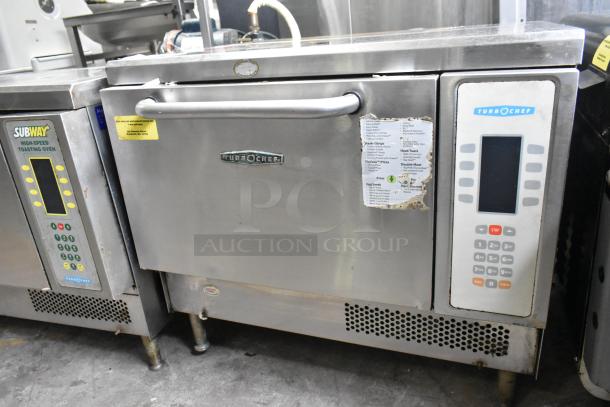 Turbochef NGC commercial rapid cook oven, stainless steel, countertop model, electric, 208/230-240V, 1 phase.