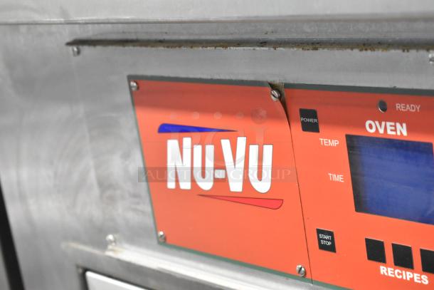 Nu Vu SUB-123P stainless steel commercial oven proofer with digital controls. Floor style on commercial casters, 208V, 1 phase.