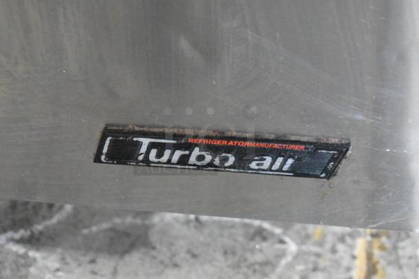 Turbo Air TUR-48SD Stainless Steel Commercial 2 Door Work Top Cooler on Commercial Casters. Caster Needs to be Reattached. 115 Volts, 1 Phase. - Image 6 of 9