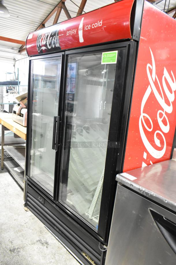 True GDM-49EM Metal Commercial 2 Door Reach In Cooler Merchandiser w/ Poly Coated Racks. 115 Volts, 1 Phase. - Image 1 of 6