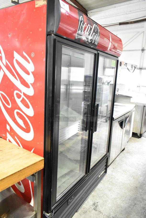 True GDM-49EM Metal Commercial 2 Door Reach In Cooler Merchandiser w/ Poly Coated Racks. 115 Volts, 1 Phase. - Image 2 of 6