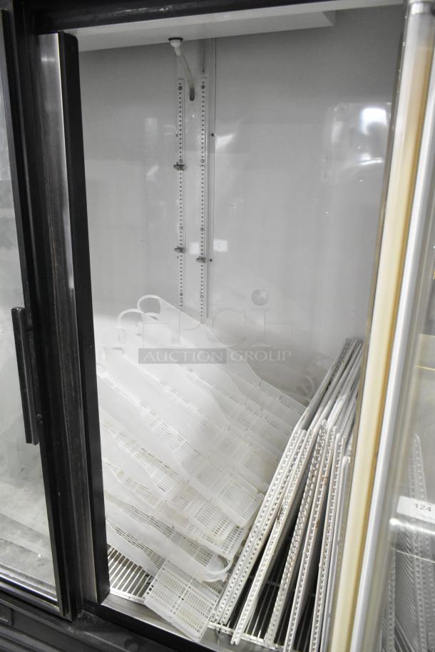 True GDM-49EM Metal Commercial 2 Door Reach In Cooler Merchandiser w/ Poly Coated Racks. 115 Volts, 1 Phase. - Image 4 of 6
