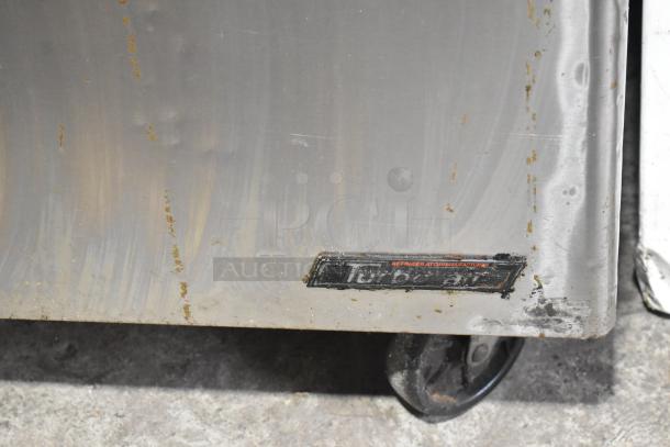 Turbo Air TUR-48SD Stainless Steel Commercial 2 Door Work Top Cooler on Commercial Casters115 Volts, 1 Phase. - Image 3 of 7