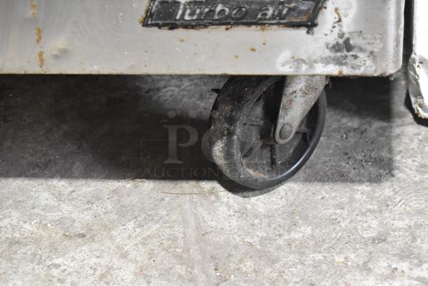 Turbo Air TUR-48SD Stainless Steel Commercial 2 Door Work Top Cooler on Commercial Casters115 Volts, 1 Phase. - Image 4 of 7