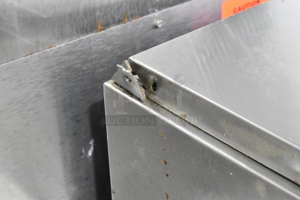 2021 Asber APTP 67 HC Stainless Steel Commercial Pizza Prep Table on Commercial Casters. 115 Volts, 1 Phase. - Image 5 of 11