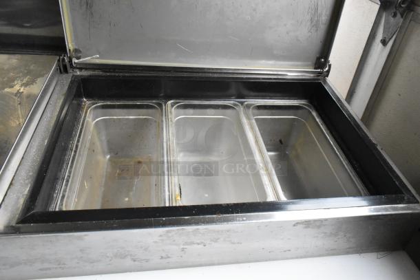 2021 Asber APTP 67 HC Stainless Steel Commercial Pizza Prep Table on Commercial Casters. 115 Volts, 1 Phase. - Image 7 of 11