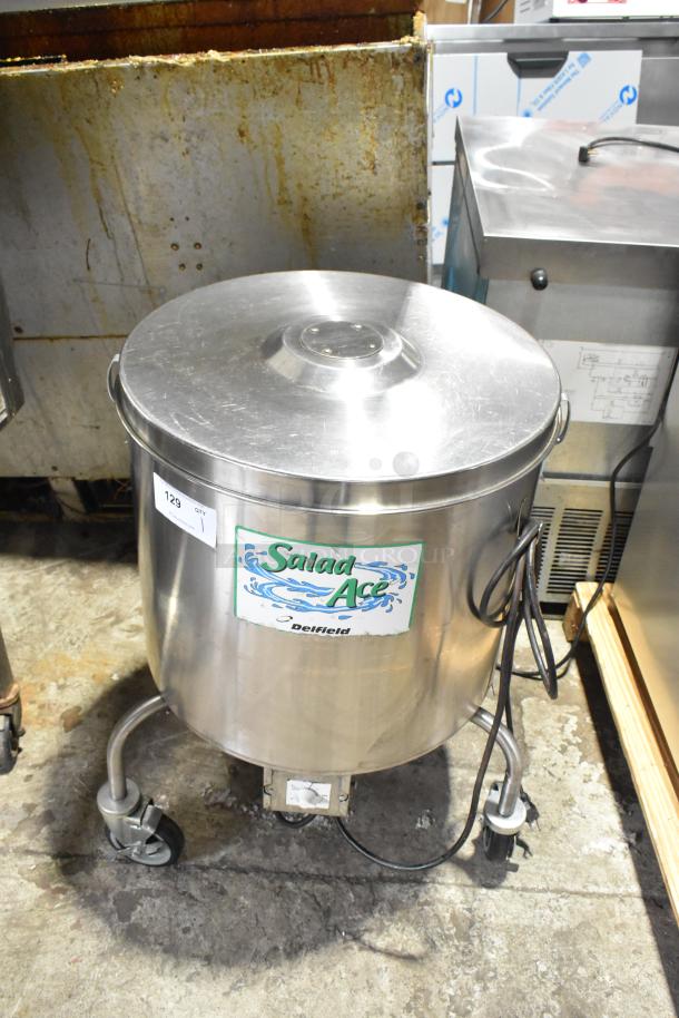 Delfield SALD-1 Stainless Steel Lettuce Spinner Salad Spinner on Commercial Casters. 115 Volts, 1 Phase. - Image 1 of 6
