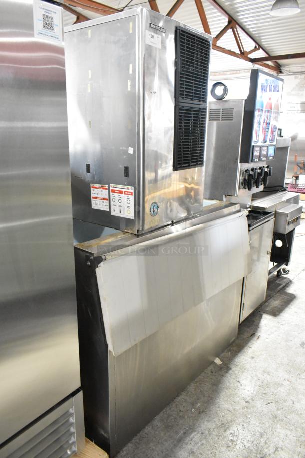 Hoshizaki Stainless Steel Commercial Ice Head on Commercial Ice Bin. 125/250 Volts, 3 Phase. - Image 1 of 15
