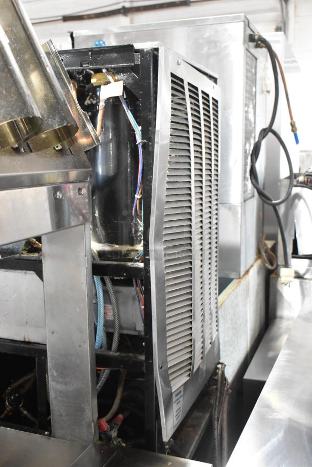 FBD FBD 563 Stainless Steel Commercial Floor Style 3 Flavor Slushie Machine on Commercial Casters. 125-245 Volts, 1 Phase. - Image 10 of 11