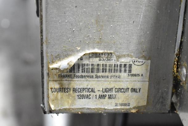 Franke Stainless Steel Commercial Dumping Warming Station. - Image 7 of 8
