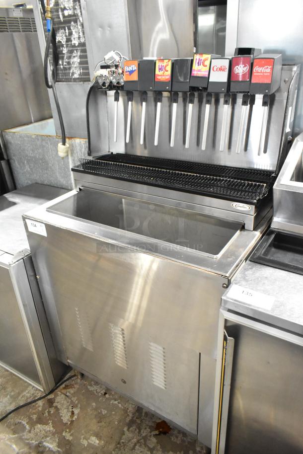 Cornelius Stainless Steel Commercial 10 Flavor Carbonated Beverage Machine on Ice Bin. - Image 2 of 9