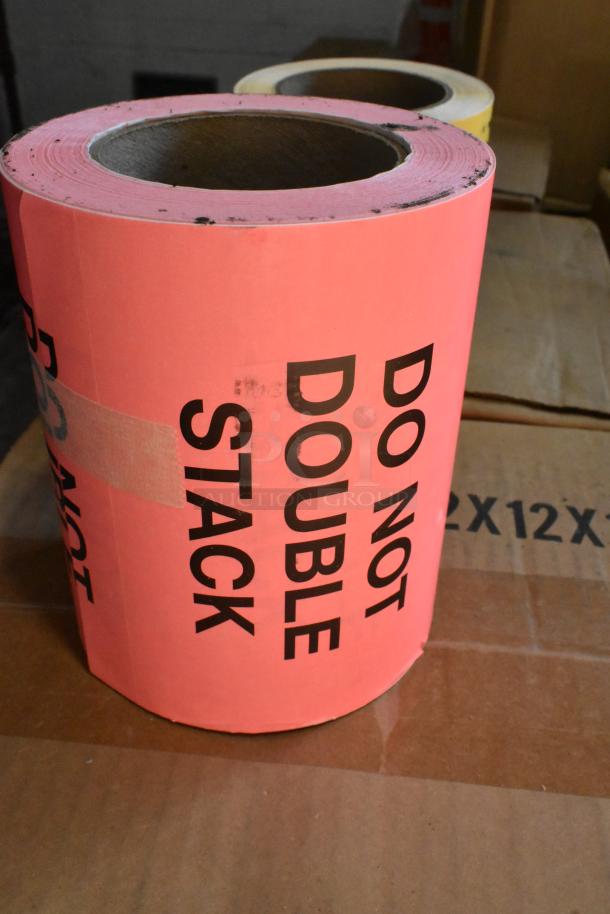 23 BRAND NEW! Boxes of Label Rolls Including Do Not Double Stack, Additional Parts Inside. 23 Times Your Bid! - Image 5 of 7