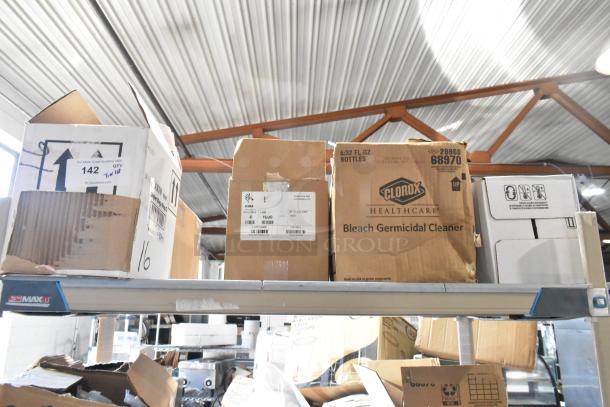 ALL ONE MONEY! Tier Lot of Various Items Including Maxim Super Mega Mop, Zebra Labels, GoJo Foam Handwash. - Image 1 of 6